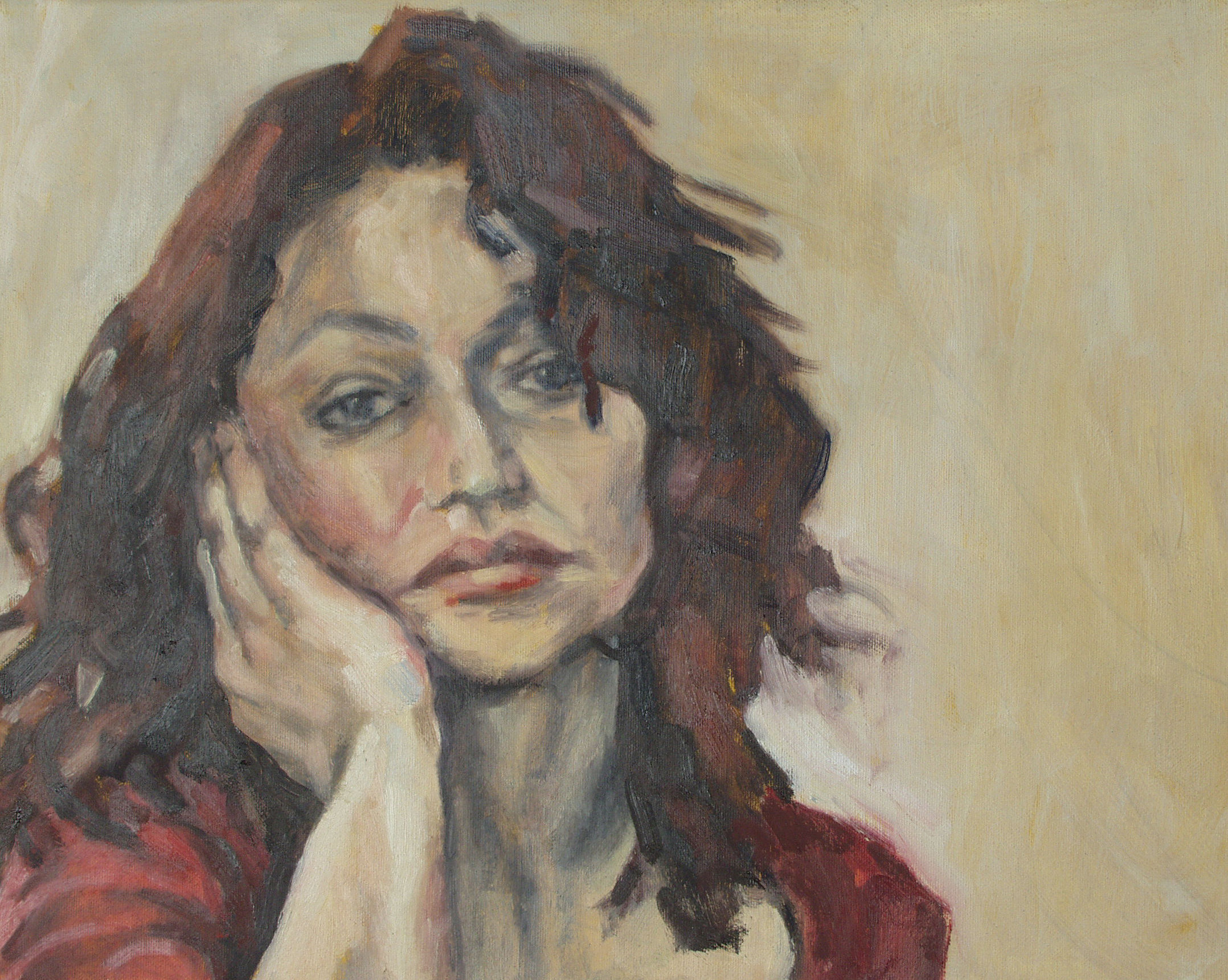 Kleines Selbstportrait, 30x40, 2003