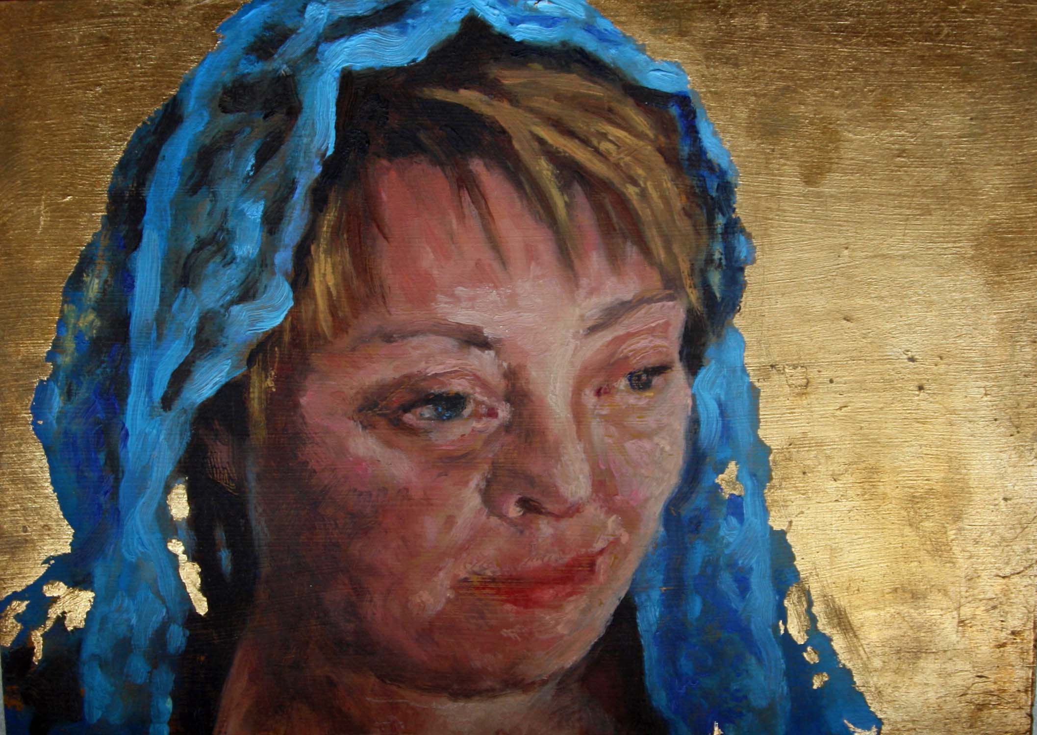 Andrea-Maria, 15x21, öl auf Holz, 2011