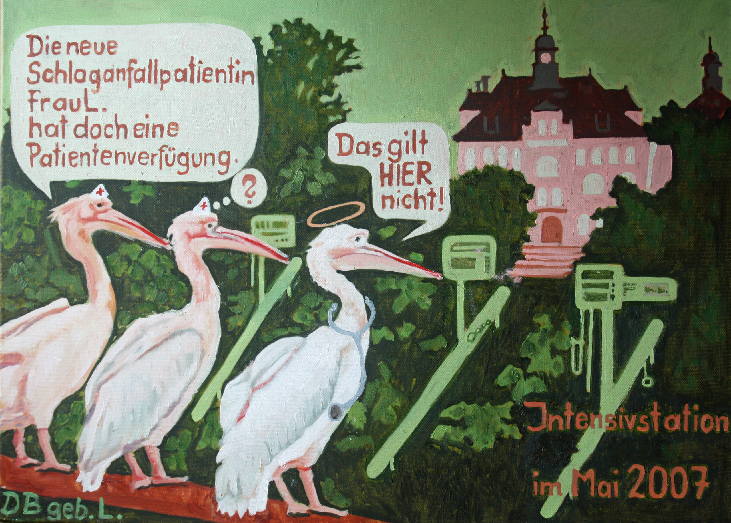 o.T. von D.B.(Krankenhaus Görlitz), geb. L., 50x70, 2014  